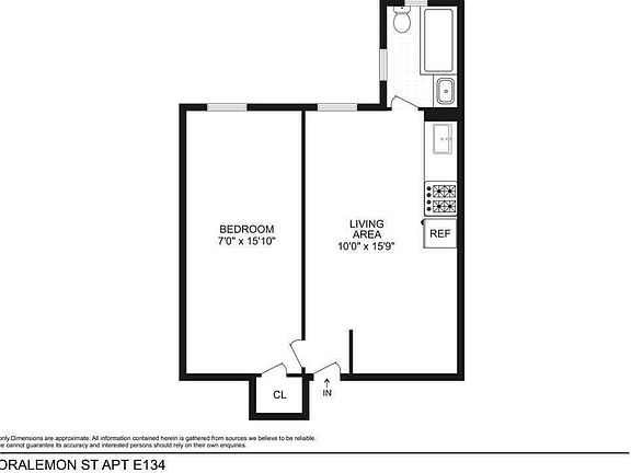 2nd image of 32 Joralemon St #D126