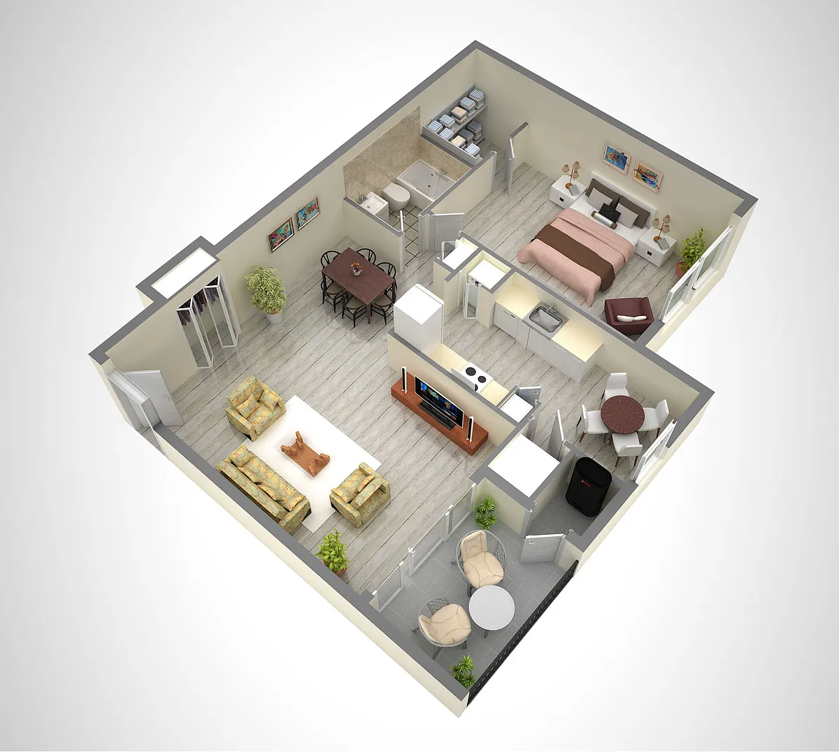Floor plan A1R