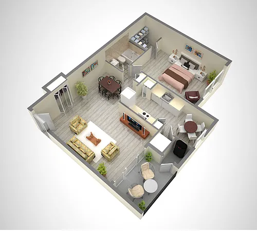 Floor plan A1R
