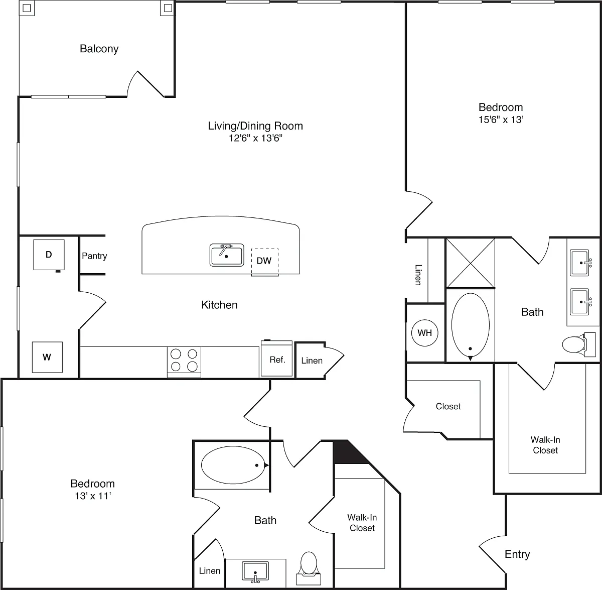 Floor plan The Custer