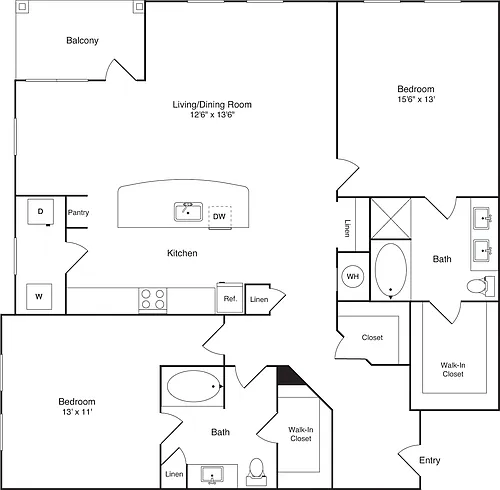 Floor plan The Custer