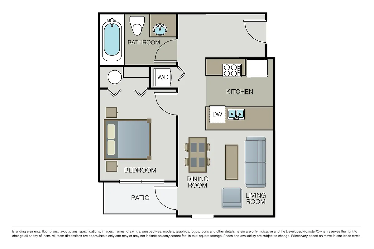 Floor plan Plan 1A