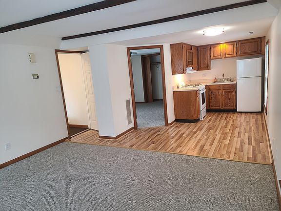 Living room and kitchen
