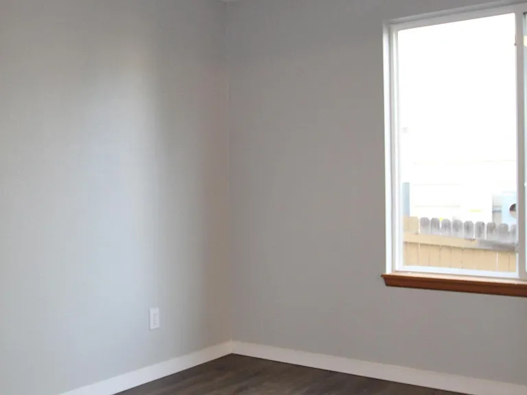 Main level bedroom #2 would make great office and measures 9'10" by 8'4" and has attached bath