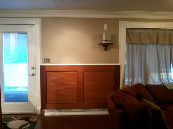 Custom Wainscott in L.R.