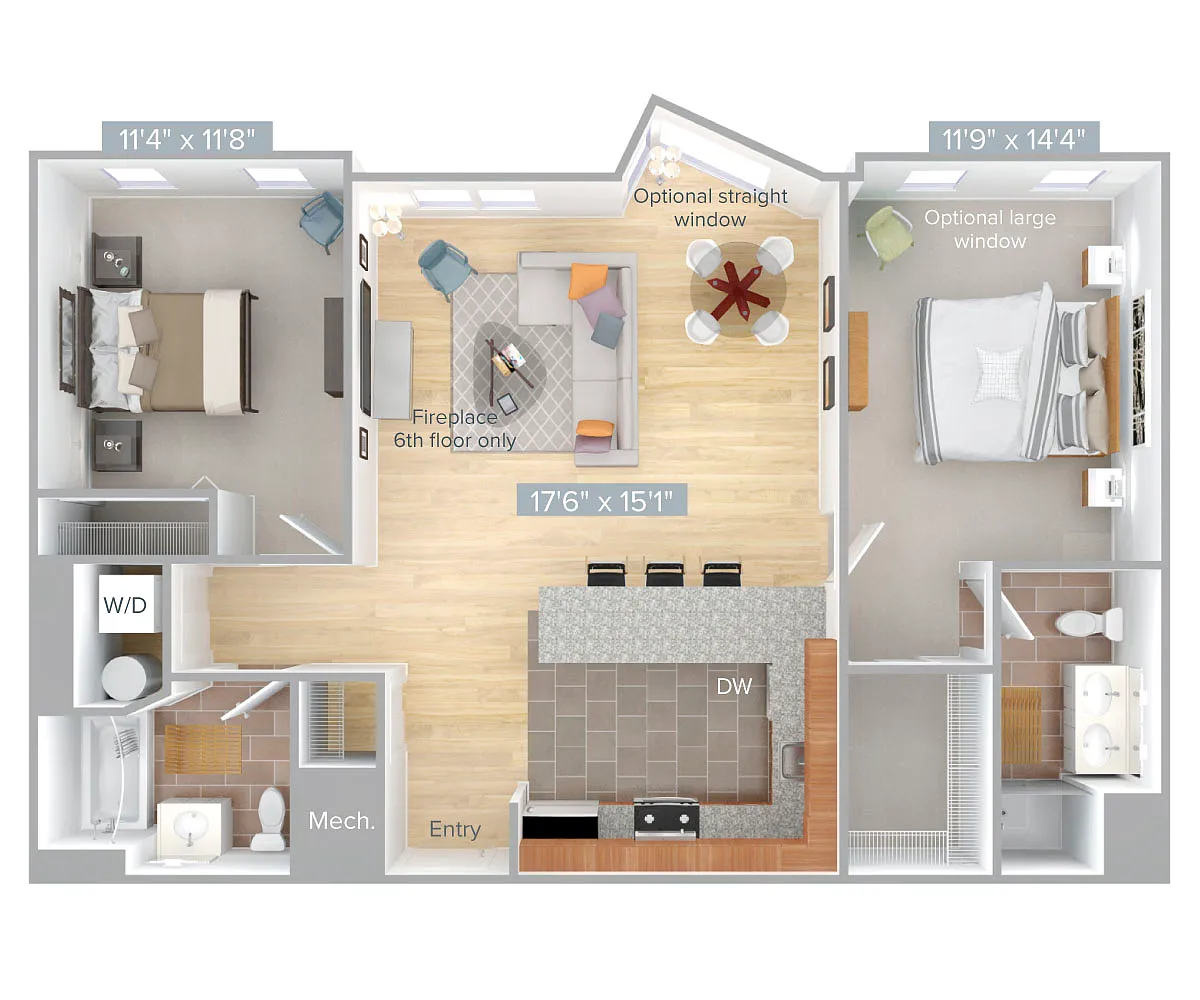Floor plan B2-1060