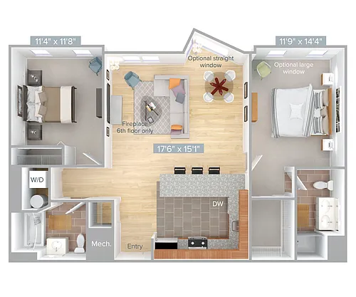 Floor plan B2-1060