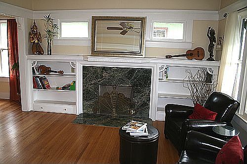 Fireplace and built-ins