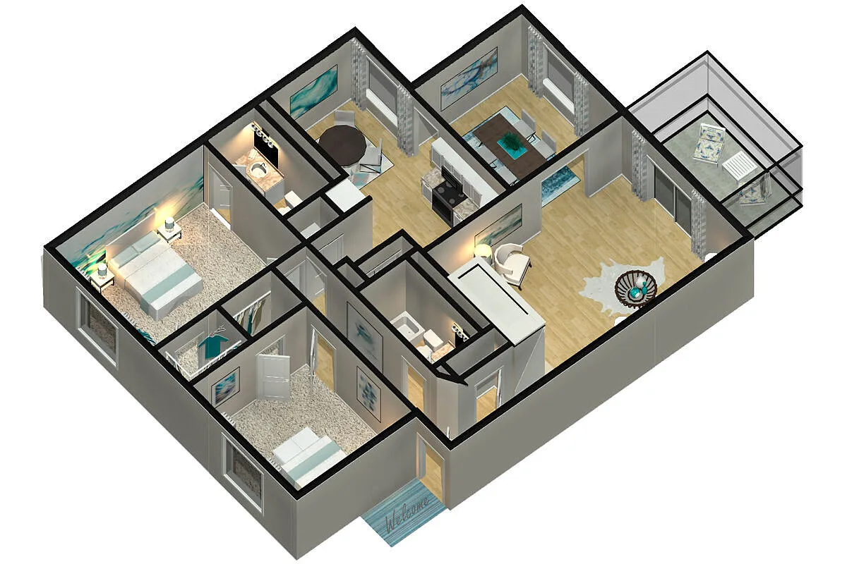 Floor plan The Cabin Elite