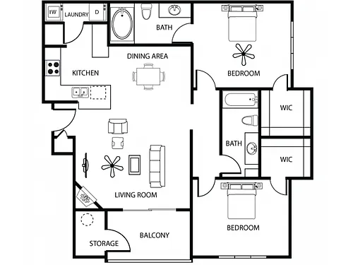 Floor plan Brescia 2