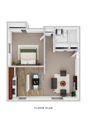 Floor plan 1 Bedroom