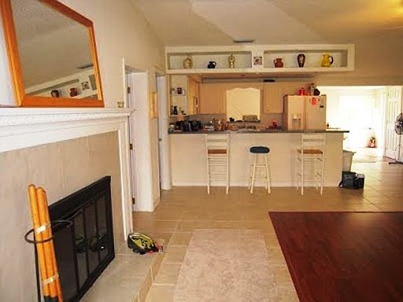 Living Room with Breakfast Bar
