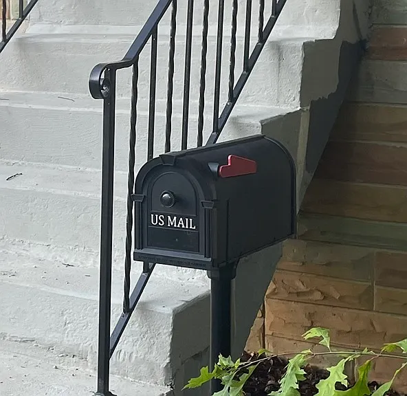 The Mailbox at the Front Steps