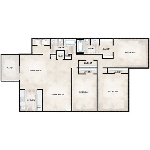 Floor plan Belle - R