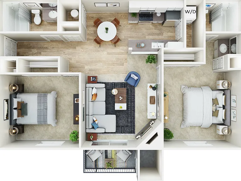 2 Bed 2 Bath 2 Bed 2 Bath