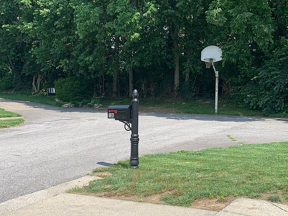 Dead End street next to farm