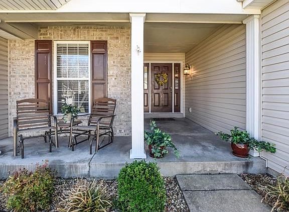 Generous sized covered front porch creates lovely curb appeal