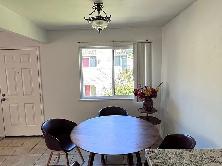 dining area view from the kitchen