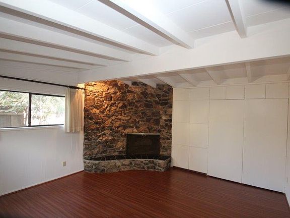 family room with fireplace