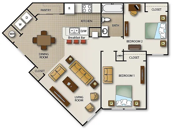 Floor plan Buttonwood