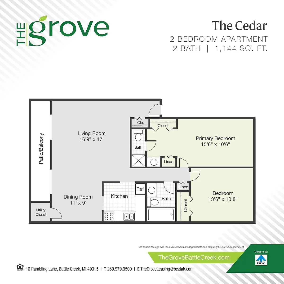Floor plan The Cedar