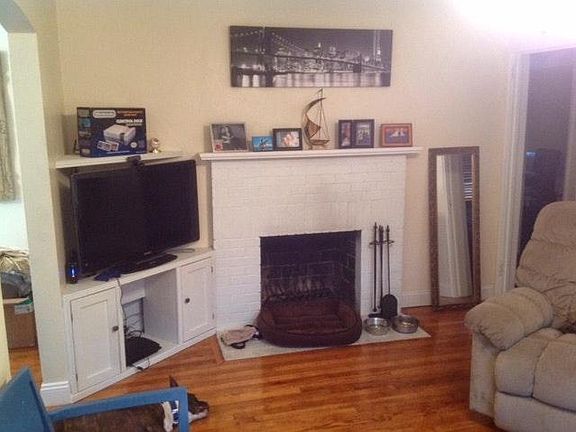 fireplace in living room