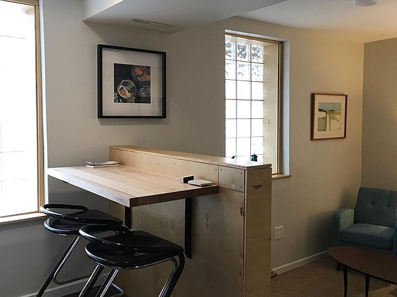 View into eating area.