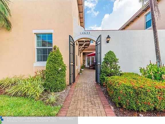 Impressive Mediterranean Inspired Town Home In Highly Desired West Pembroke Pines Gated Community.
