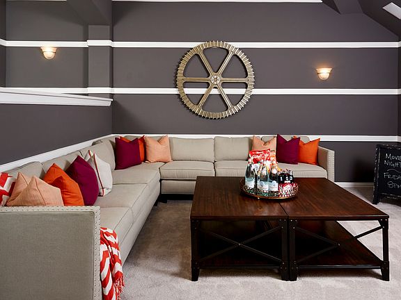 Media room for movie nights