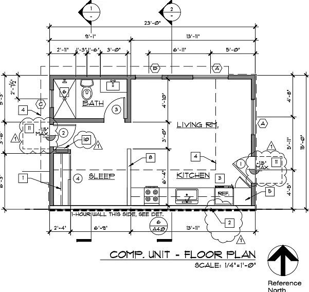 Floor plan layout