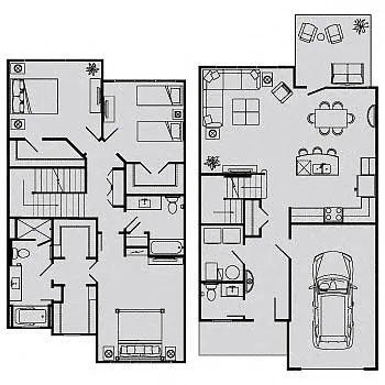 Floor plan T3 (att gar)