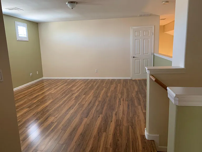 Upstairs loft. Door to bedroom