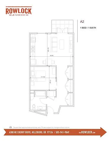 Floor plan 1X1 U2