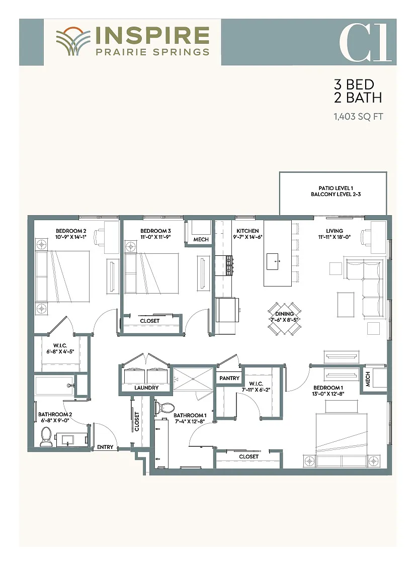 Floor plan C1