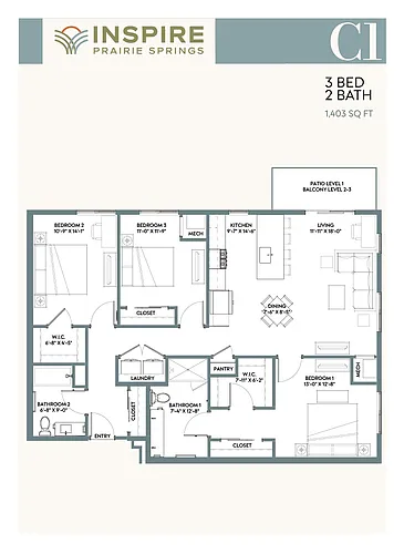 Floor plan C1