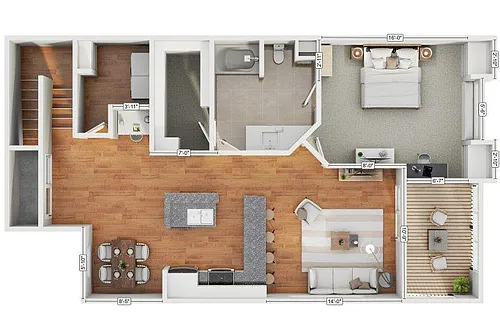 Floor plan 1F1