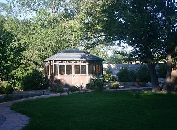Rear Yard and Hot Tub Gazebo