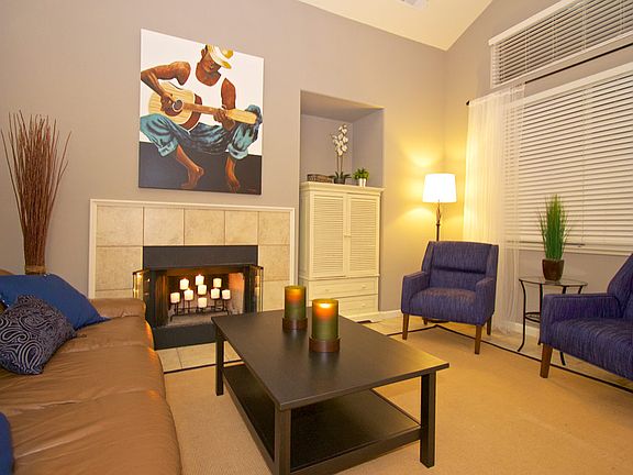 Family room with fireplace