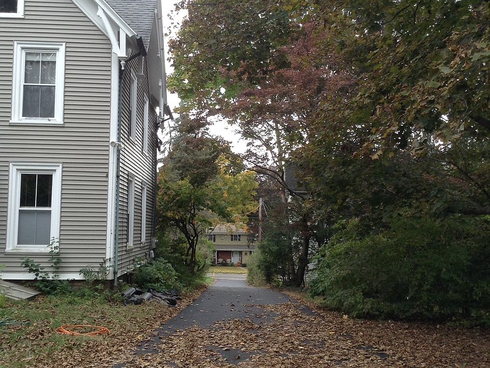 Looking down the driveway.