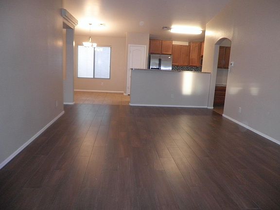 View from the front roon into the kitchen