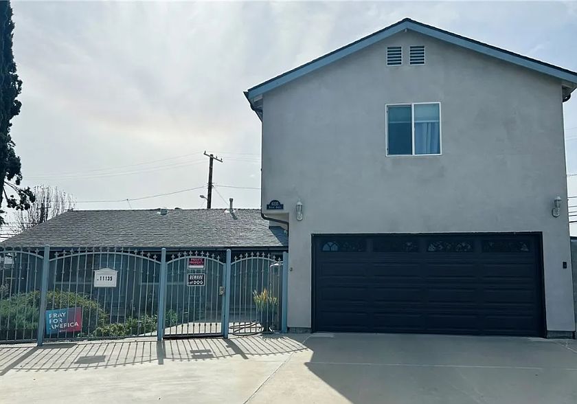Front of the house-Secured Gate