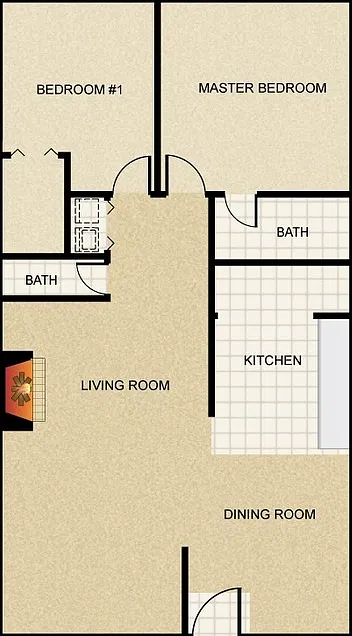 Floor plan 2BR