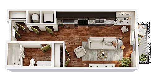Floor plan S1A