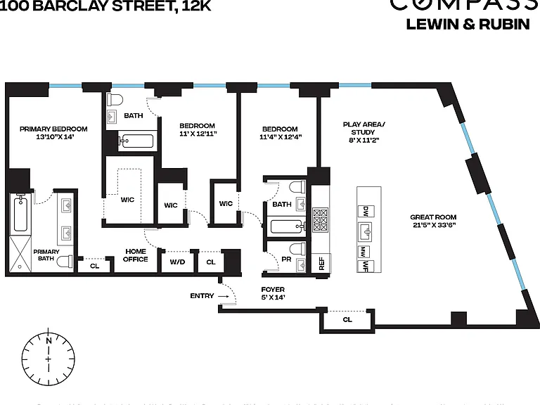 100 Barclay St #12K — Photo 2