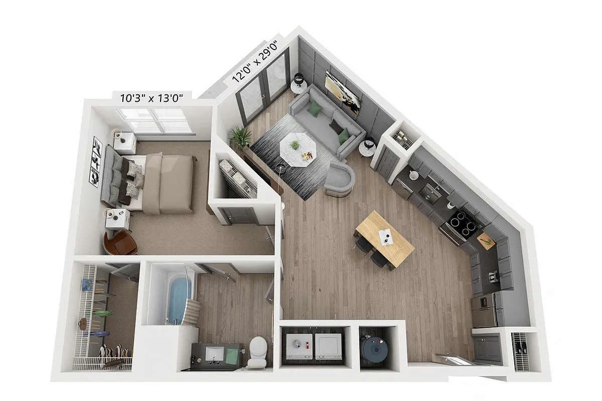 Floor plan Vernon (1.1L)