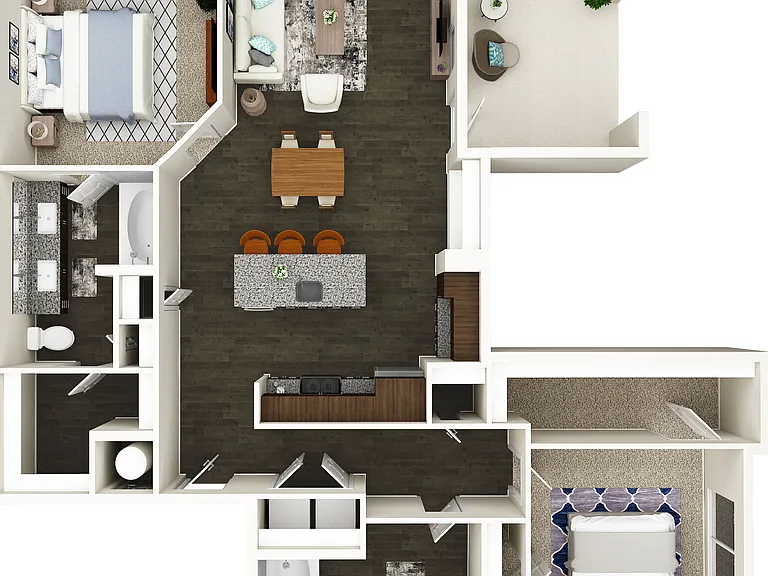 B4 floor plan Ascend at Forum