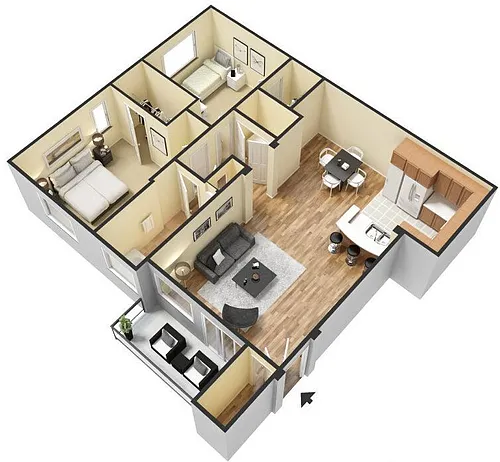 Floor plan B1