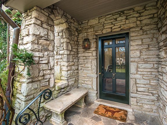 Covered entry & custom door