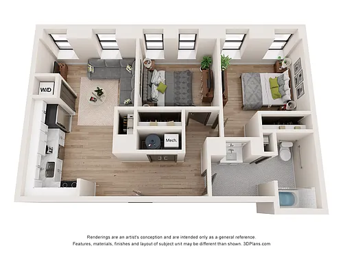 Floor plan Mendenhall