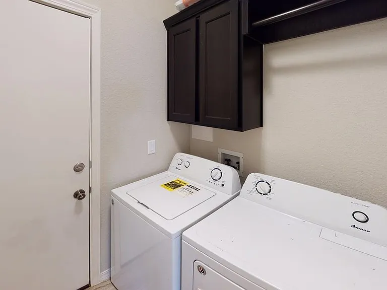 Washer & Dryer Included in Unit - Separate Laundry Room